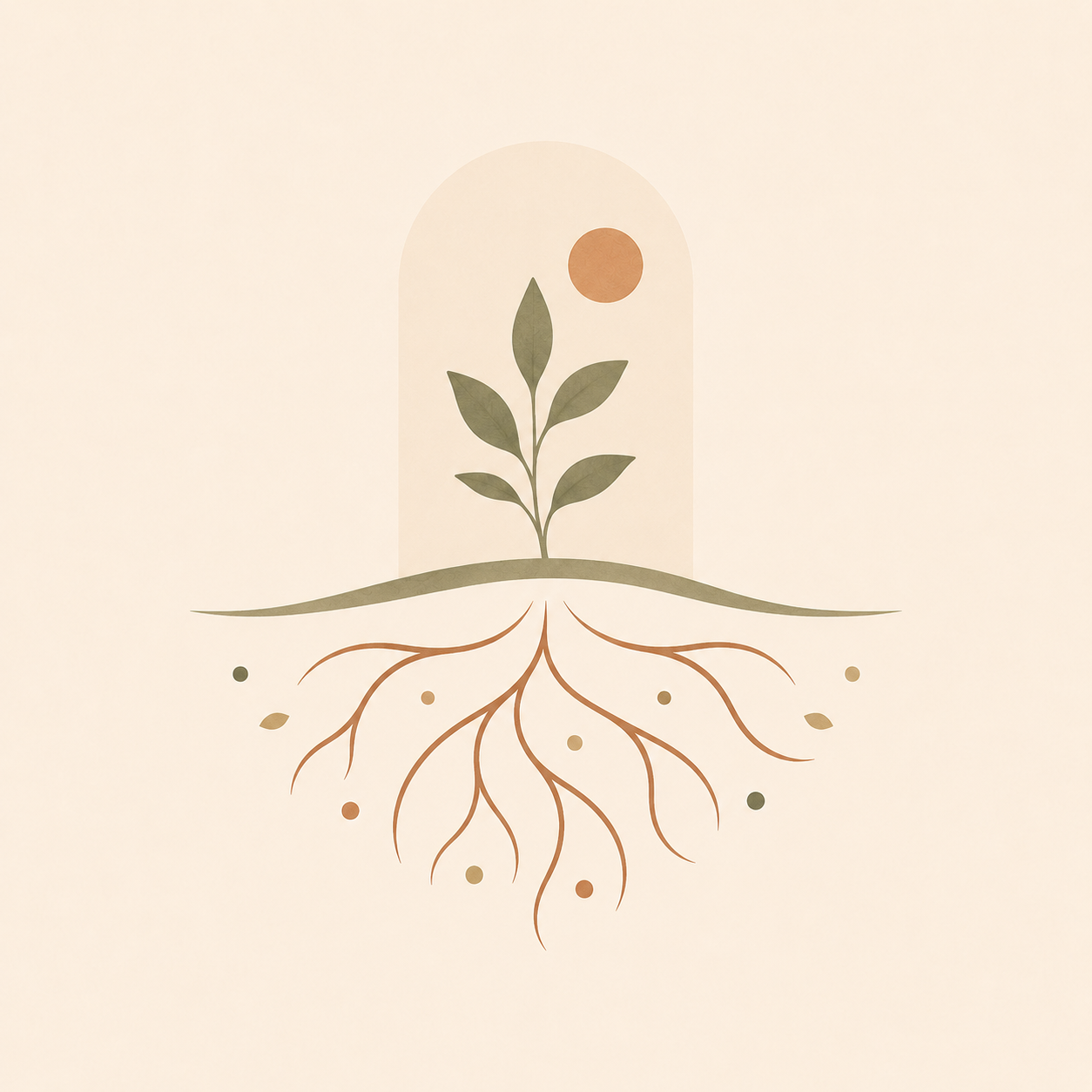 Growing plant illustration