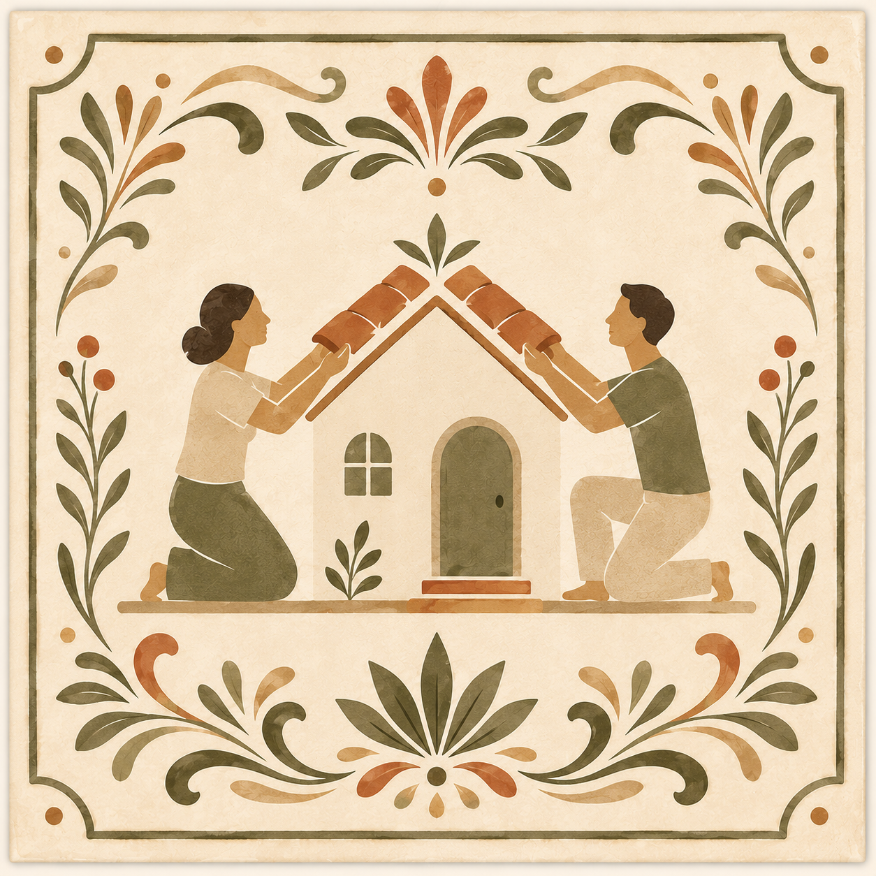 Casita tile illustration